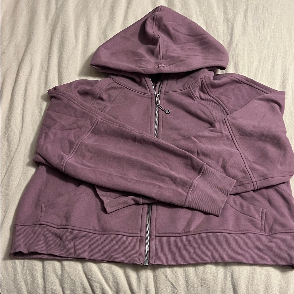 LIKE NEW Lululemon Scuba Full Zip, M/L, Lavender Lux